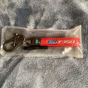 Ford ® | 1PC Car Keychain Red leather |